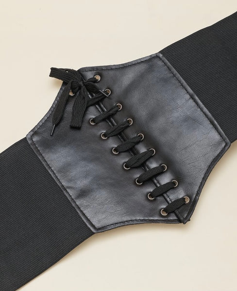 Corset lace up  belt