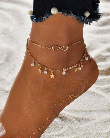 Infinity ankle bracelet