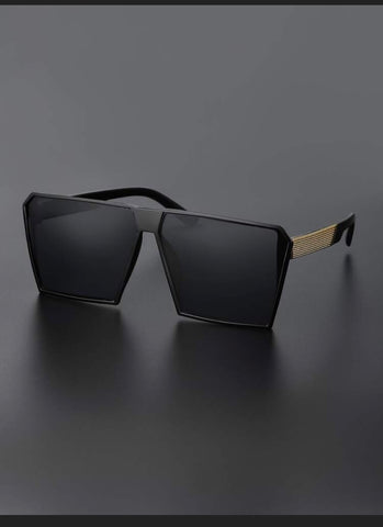 Black and gold sunglasses