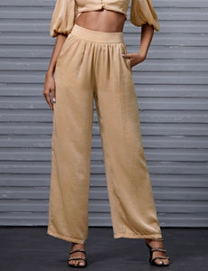 Tan high waisted pants