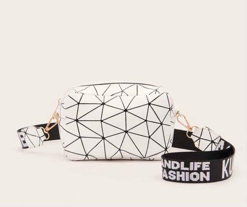 Geo Black & White Bag