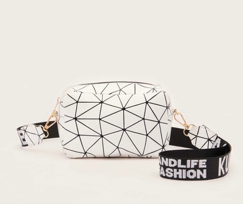 Geo Black & White Bag