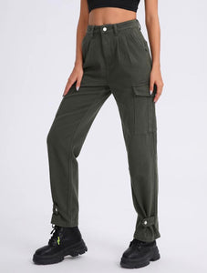 Military green pants