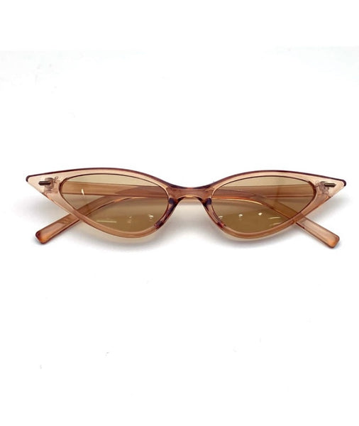 Tan cat eye sunglasses