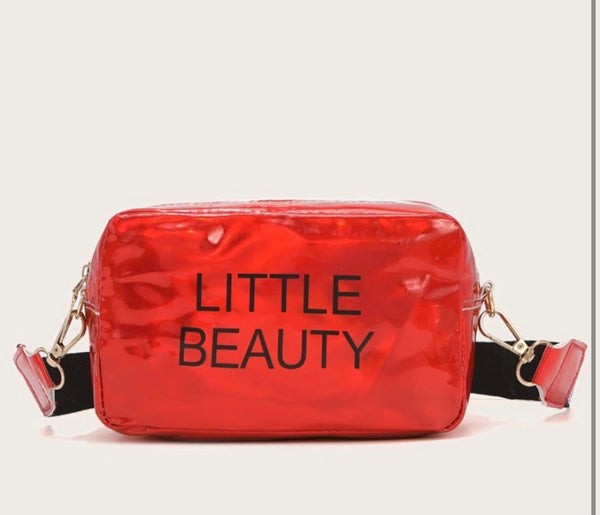 Red Graphic Crossbody Bag