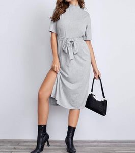 Chic gray dress