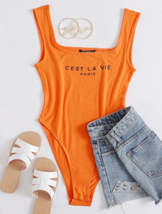 C’ Est La Vie. Bodysuit