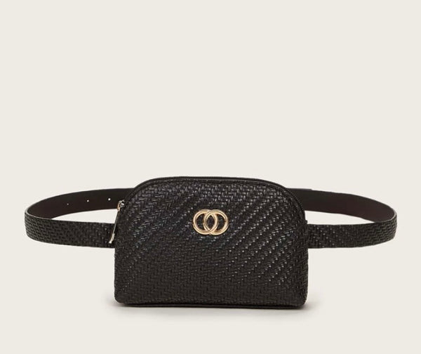 Black Charm belt bag