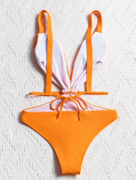 One piece Orange swimsuit