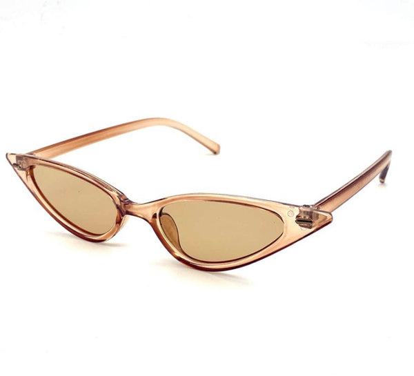 Tan cat eye sunglasses